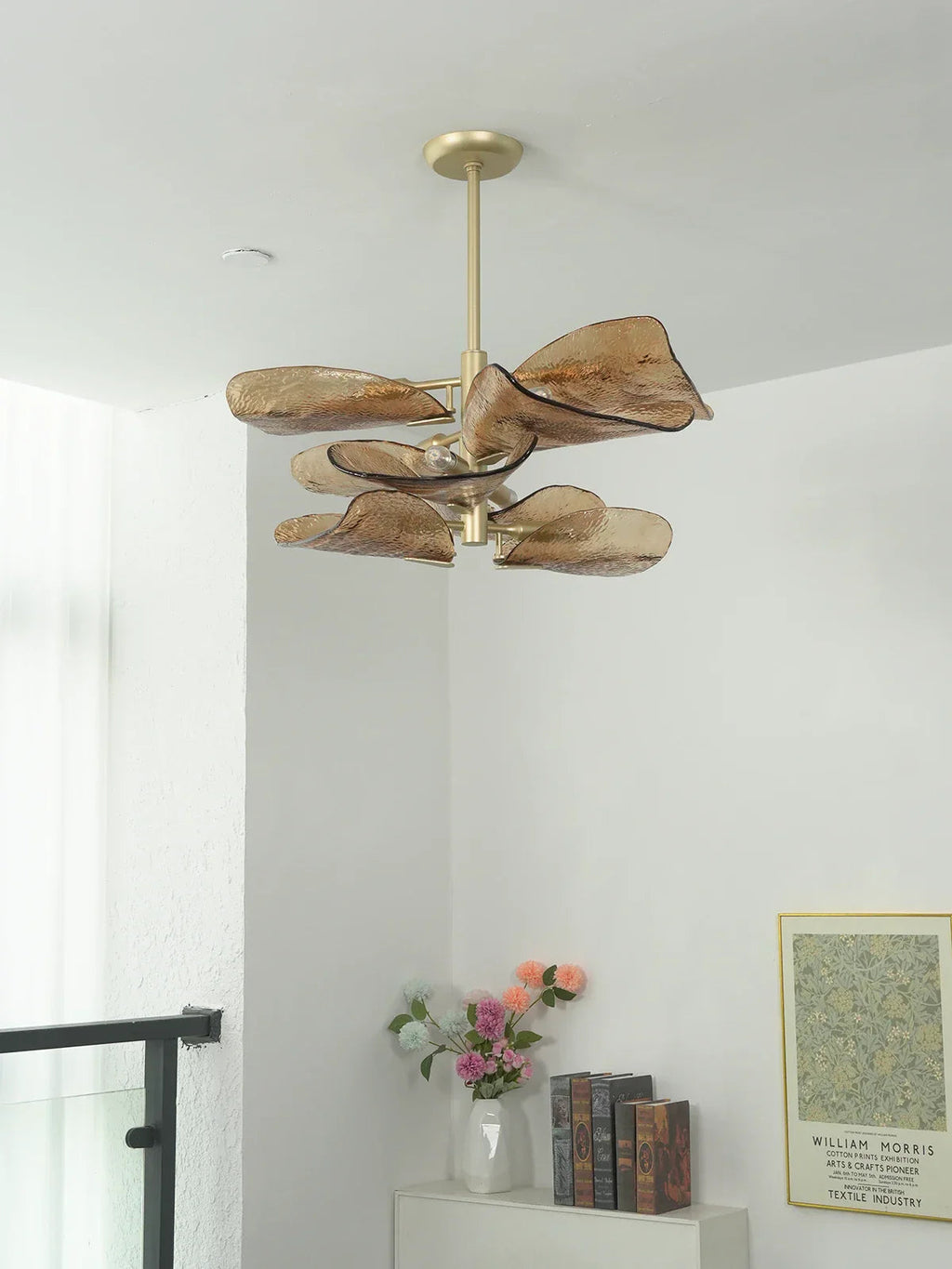 Cloud-Shaped Layered Amber Chandelier product image