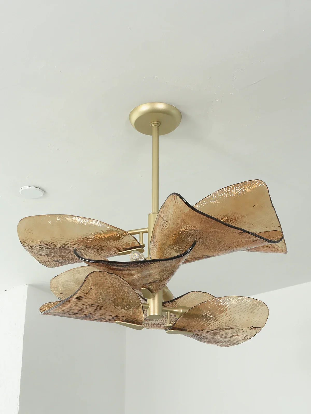 Cloud-Shaped Layered Amber Chandelier product image