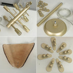 Cloud-Shaped Layered Amber Chandelier product image