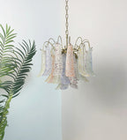 Colorful Murano Glass Chandelier material and finish detail