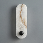 Contemporary Capsule Alabaster Wall Light