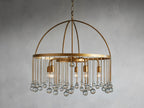Contemporary Aubrey Crystal Ball Round Chandelier 5 Light / 8 Light by Bling Lighting Studio