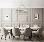 Contemporary Aubrey Crystal Ball Round Chandelier 5 Light / 8 Light product image