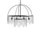Contemporary Aubrey Crystal Ball Round Chandelier 5 Light / 8 Light product image