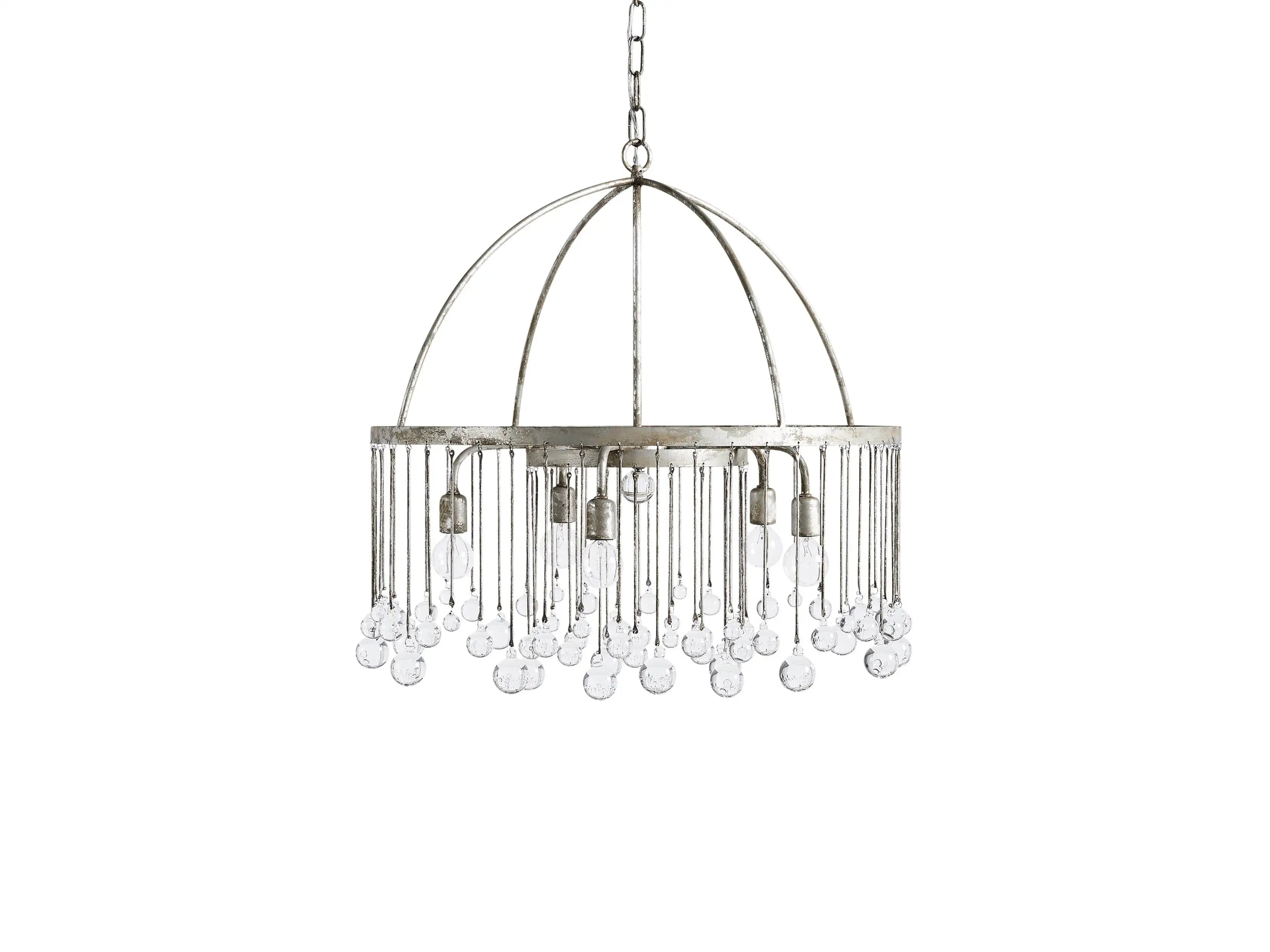 Contemporary Aubrey Crystal Ball Round Chandelier 5 Light / 8 Light product image