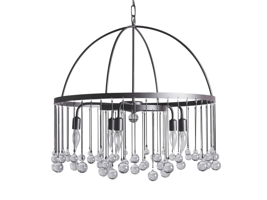 Contemporary Aubrey Crystal Ball Round Chandelier 5 Light / 8 Light product image