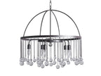 Contemporary Aubrey Crystal Ball Round Chandelier 5 Light / 8 Light product image