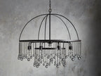 Contemporary Aubrey Crystal Ball Round Chandelier 5 Light / 8 Light product image