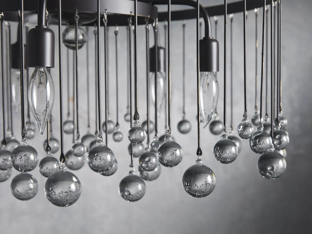 Contemporary Aubrey Crystal Ball Round Chandelier 5 Light / 8 Light product image