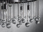 Contemporary Aubrey Crystal Ball Round Chandelier 5 Light / 8 Light product image