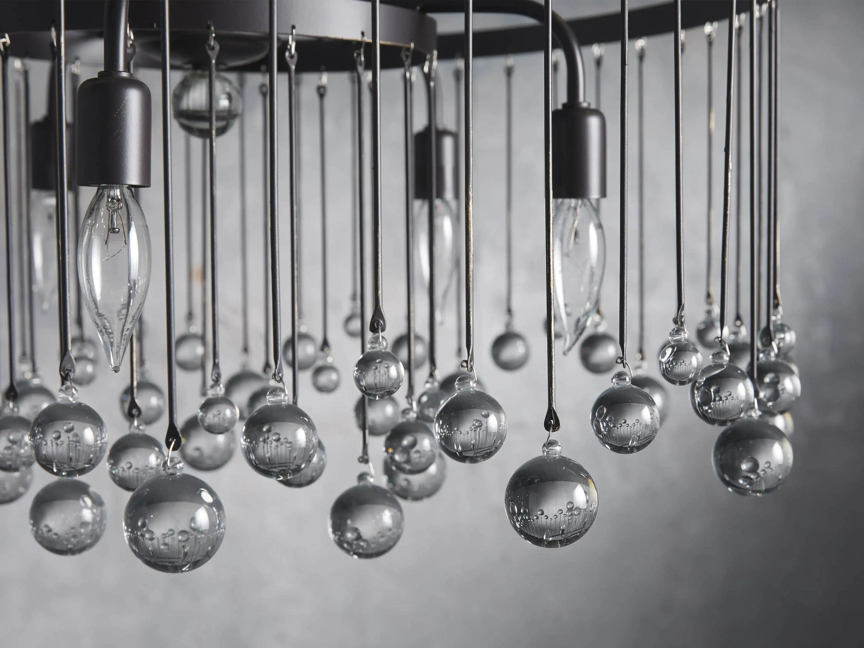 Contemporary Aubrey Crystal Ball Round Chandelier 5 Light / 8 Light product image