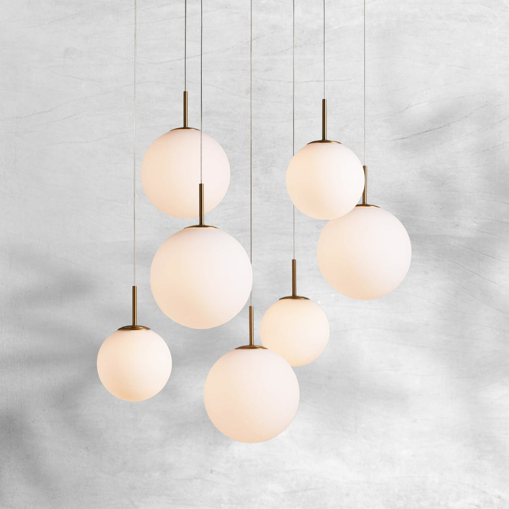 Contemporary Casen Glass Round Chandelier 20"28"34"43" product image