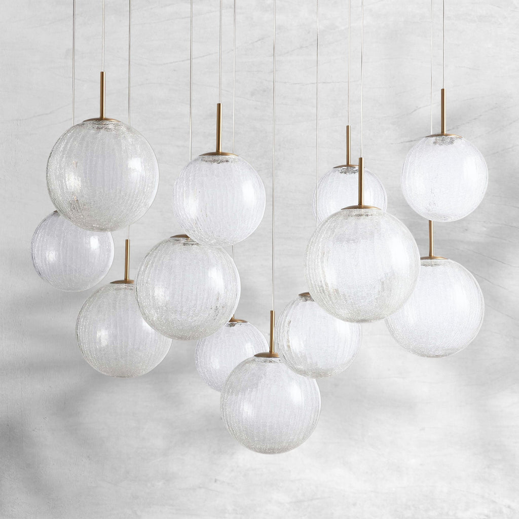 Contemporary Casen Glass Round Chandelier 20"28"34"43" product image