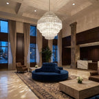 Contemporary Clear Grande Palermo Chandelier additional product view