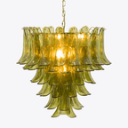 Contemporary Green Petalo Chandelier product image