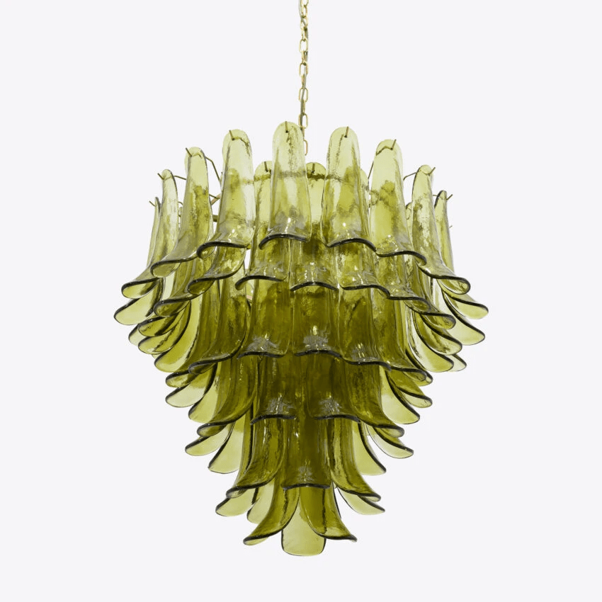 Contemporary Green Petalo Chandelier product image