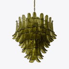 Contemporary Green Petalo Chandelier product image