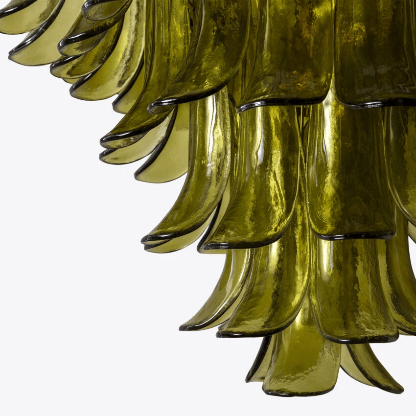 Contemporary Green Petalo Chandelier product image