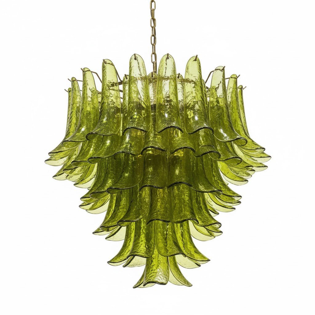 Contemporary Green Petalo Chandelier product image