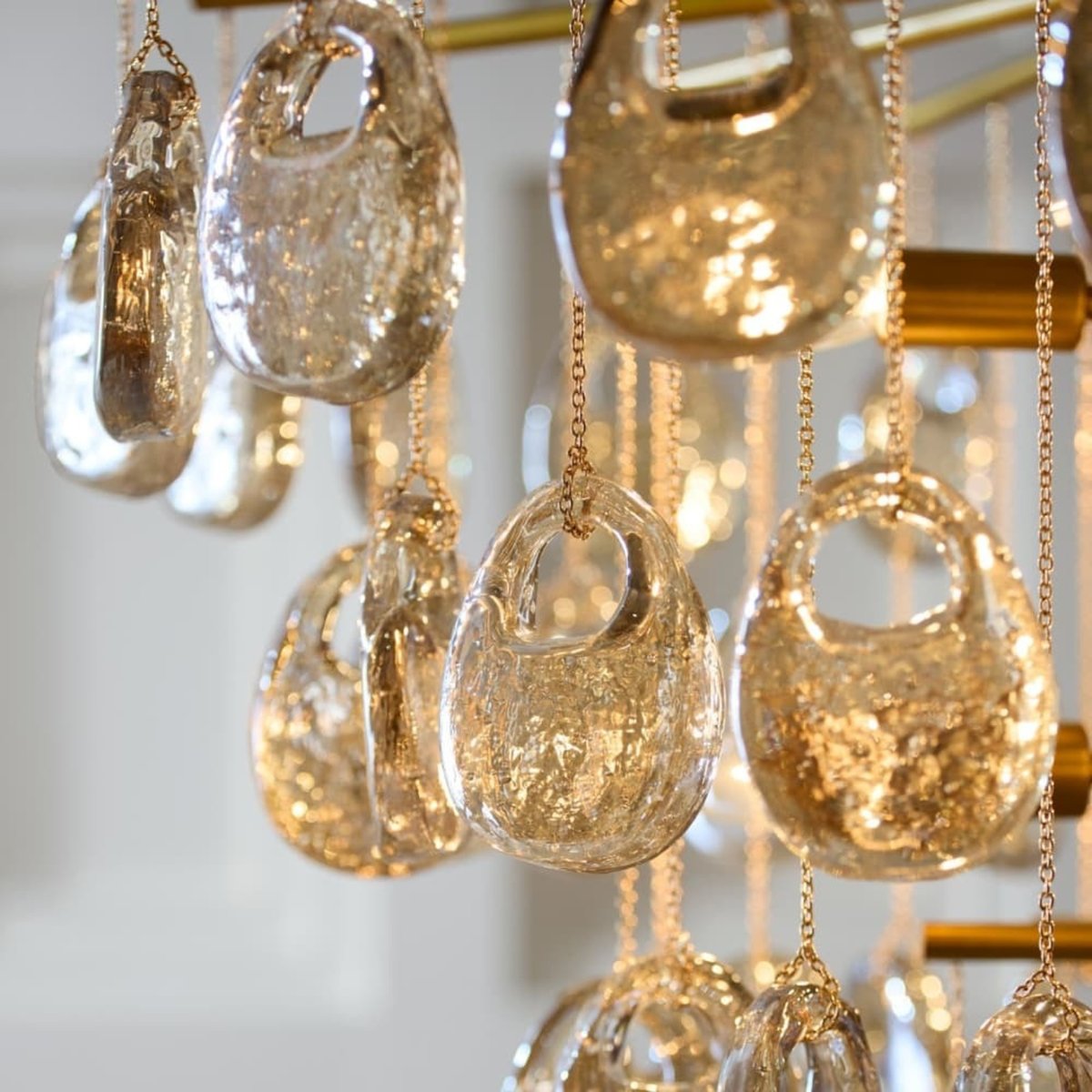 Contemporary Jacqueline Chandelier material and finish detail