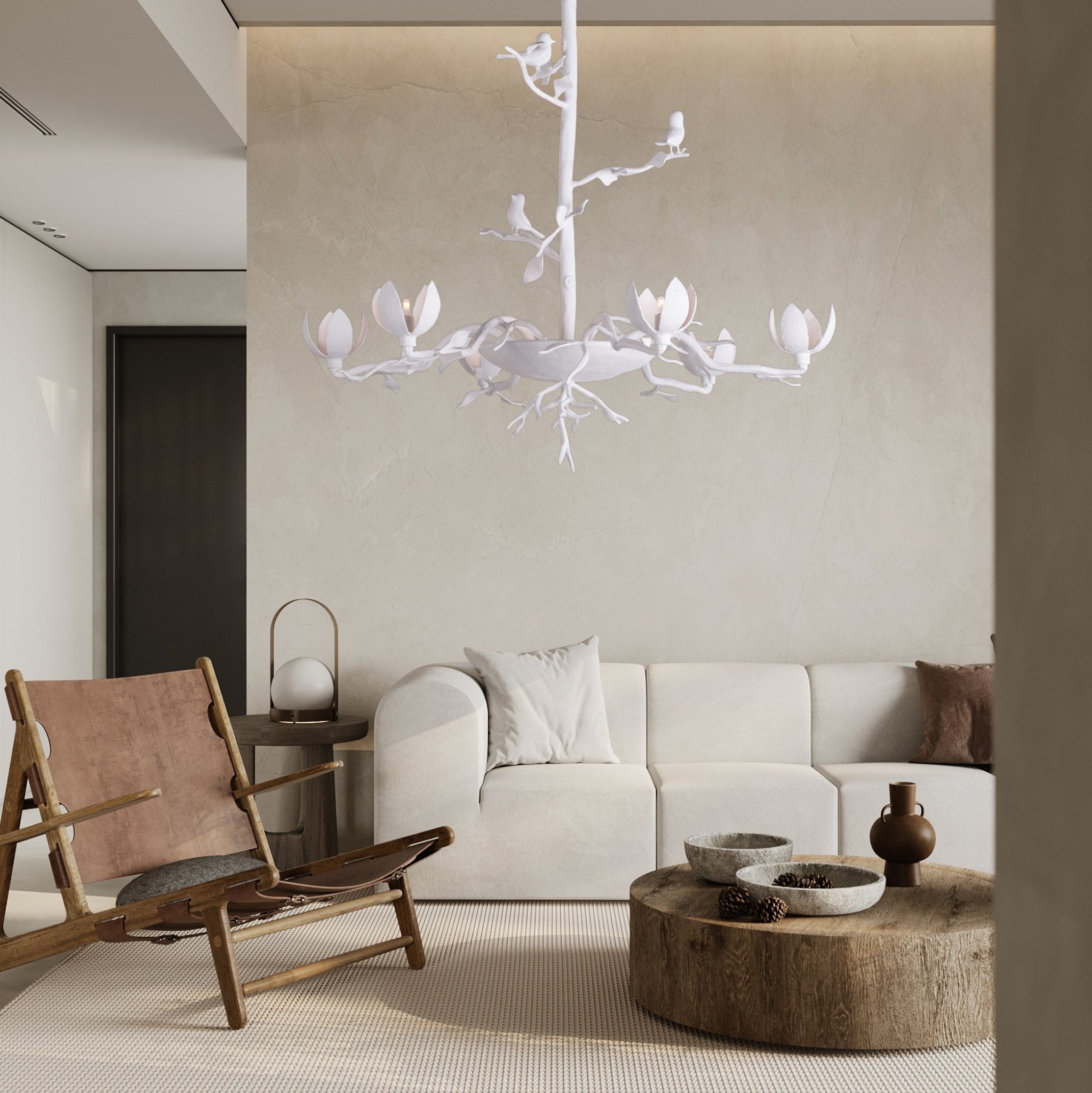 Contemporary Passera Chandelier detail view