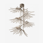 Contemporary Plumage Ascent Chandelier by Bling Lighting Studio