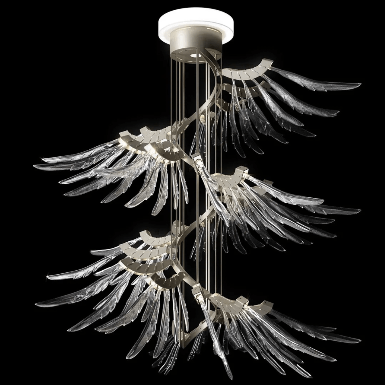 Contemporary Plumage Ascent Chandelier product image