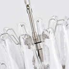 Contemporary White Cloud Glass Petals Chandelier product image