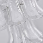 Contemporary White Cloud Glass Petals Chandelier product image