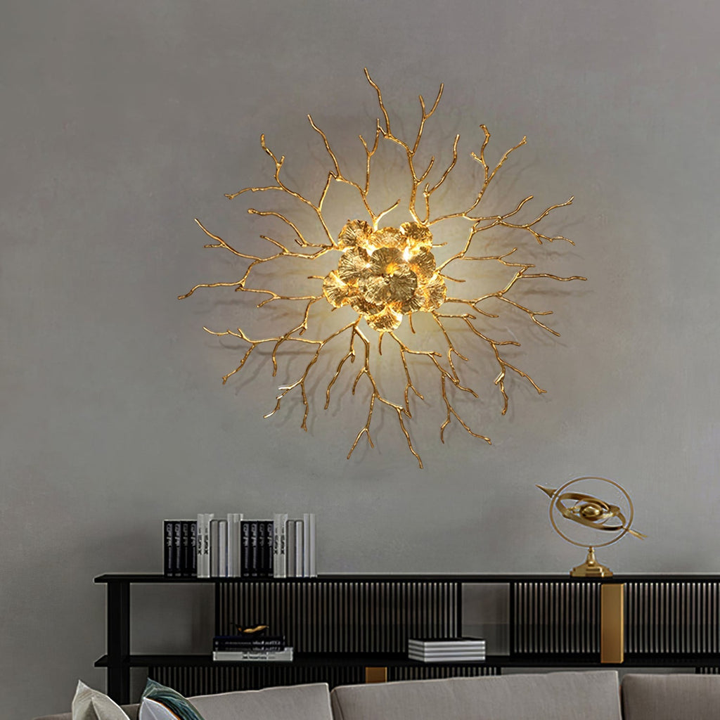 Coral Zoa Branch Wall Sconce by Bling Lighting Studio