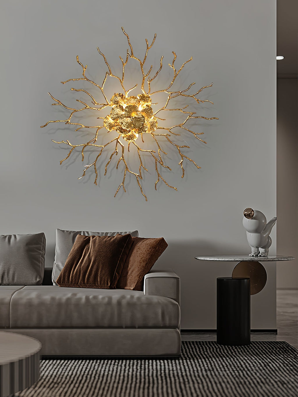 Coral Zoa Branch Wall Sconce by Bling Lighting Studio