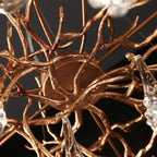 Creative Rose Crystal Branch Chandelier for Staircase product image