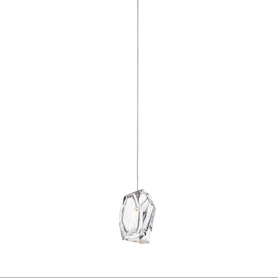 Crystal Rock Cluster Pendant Light