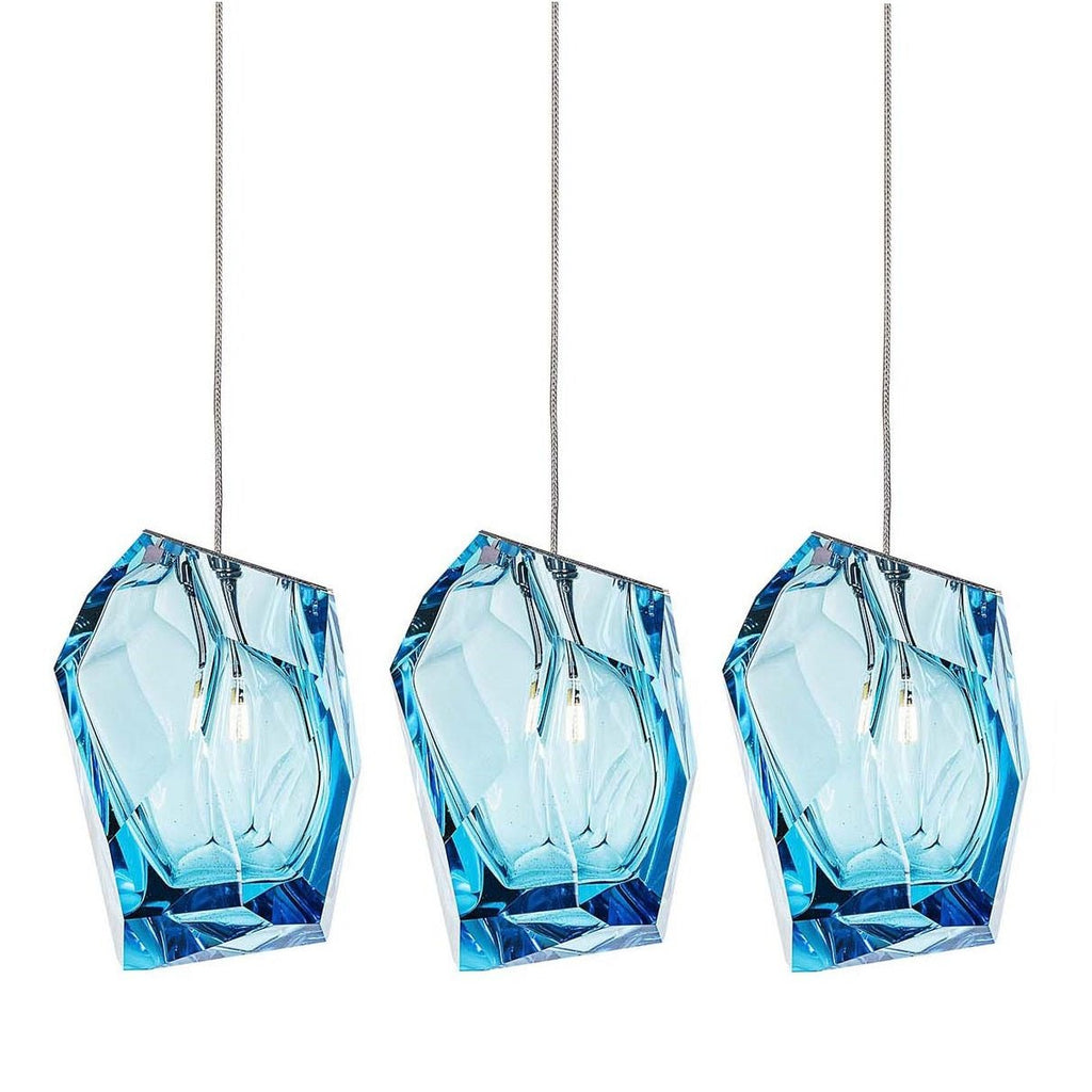 Crystal Rock Cluster Pendant Light
