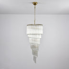 Crystal Spiral Wave Chandelier product image
