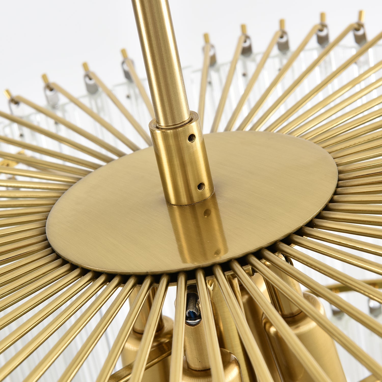 Crystal Spiral Wave Chandelier product image