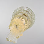 Crystal Spiral Wave Chandelier product image