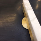 Sunrise Alabaster Wall Sconce by Bling Lighting Studio
