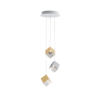 Cubic Luster Cascade Chandelier