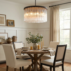 Murano Star Glass Brass Pendant Light by Bling Lighting Studio