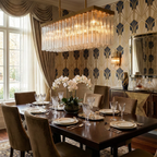 Murano Star Glass Brass Pendant Light by Bling Lighting Studio