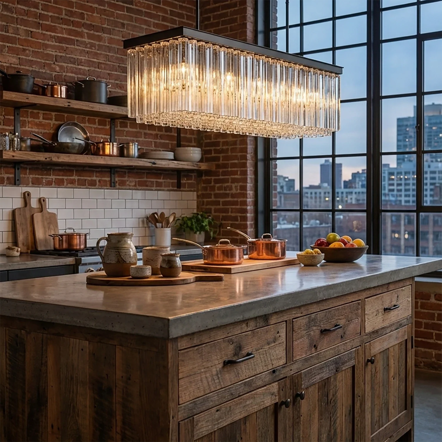 Murano Star Glass Brass Pendant Light by Bling Lighting Studio