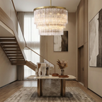 Murano Star Glass Brass Pendant Light by Bling Lighting Studio