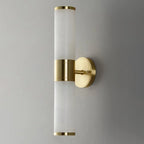 Cylindrical Lampatrin Alabaster Wall Lamp by Bling Lighting Studio