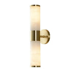 Cylindrical Lampatrin Alabaster Wall Lamp by Bling Lighting Studio