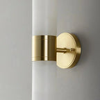 Cylindrical Lampatrin Alabaster Wall Lamp by Bling Lighting Studio
