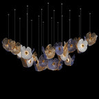 Frosted Blossom Cluster Chandelier