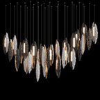 Silver Ice Shard Chandelier