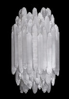 Shahida 13-Inch Selenite Wall Sconce by Bling Lighting Studio