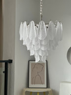 Glass Teardrop Chandelier Murano lighting by Bling Lighting Studio